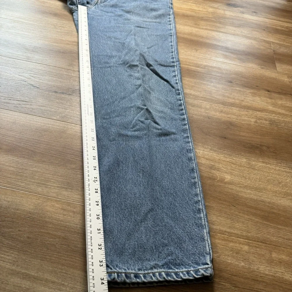 Levis Jeans Men 34x34 Blue Relaxed Straight Leg‎ Denim Pants Casual Fits 32x34